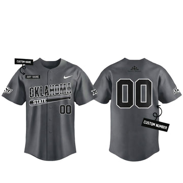 Custom Name and Number Oklahoma State Cowboys Military Appreciation Night 2026 Baseball Jersey