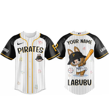 Custom Name Pittsburgh Pirates x Labubu Game Night 2026 Baseball Jersey