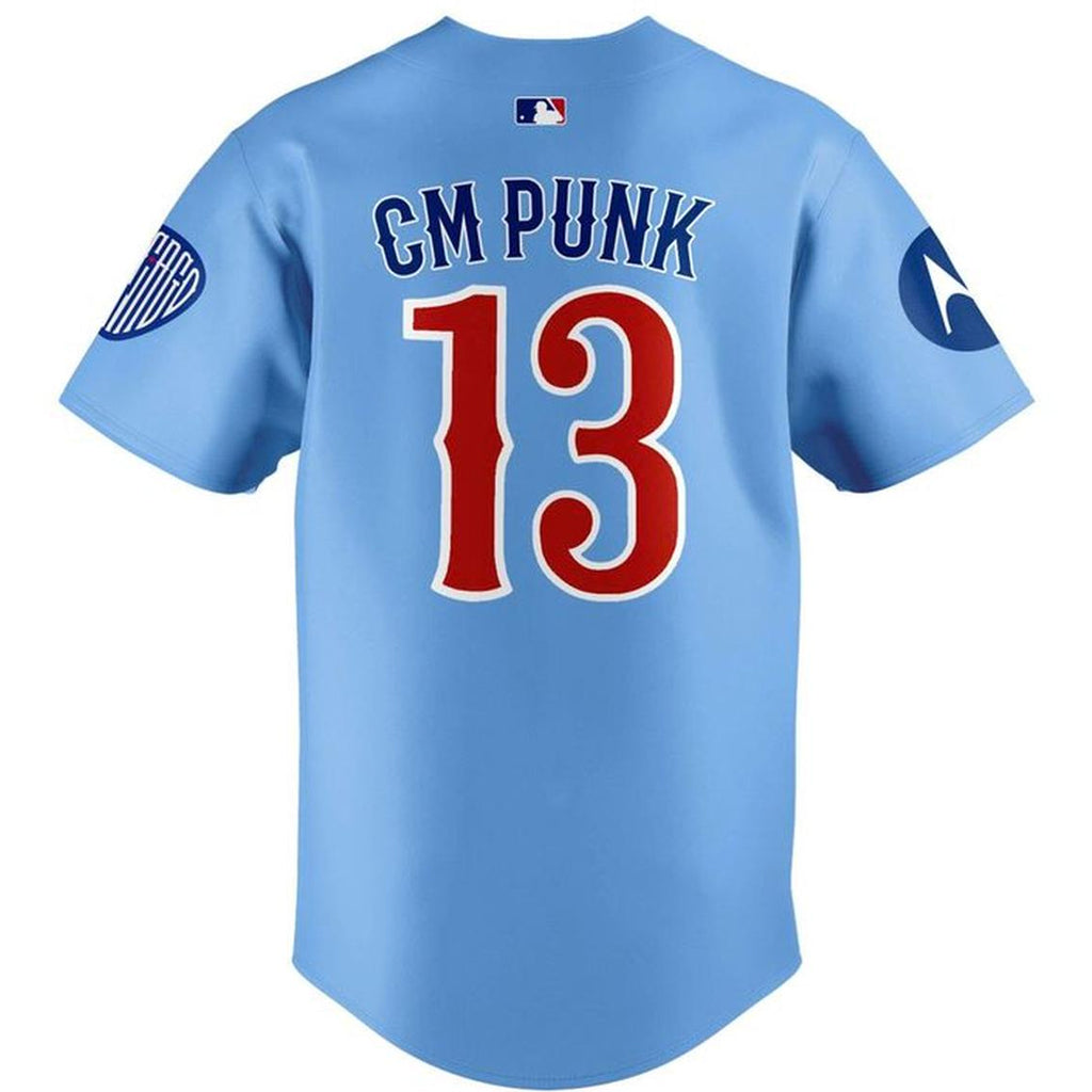 Custom Name and Number Chicago Cubs Summer Of CM Punk 2026 Baseball Jersey for Baseball Fans