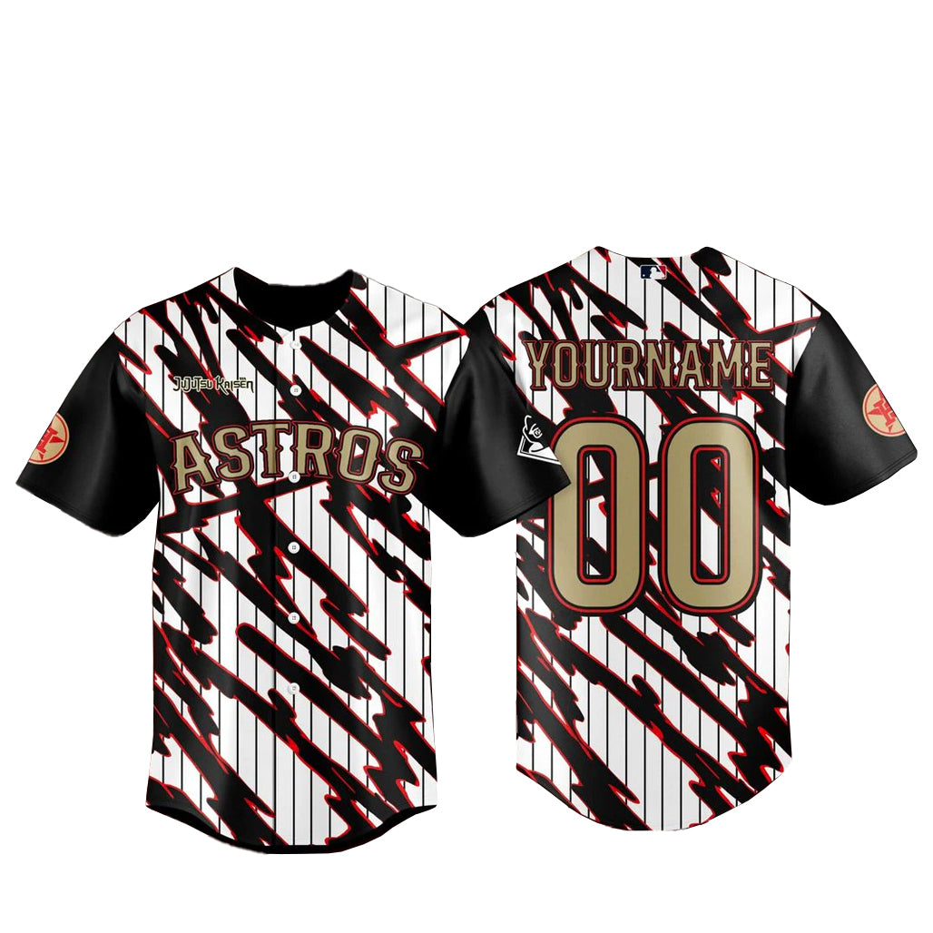 Custom Name and Number Houston Astros x Jujutsu Kaisen Night 2026 Baseball Jersey