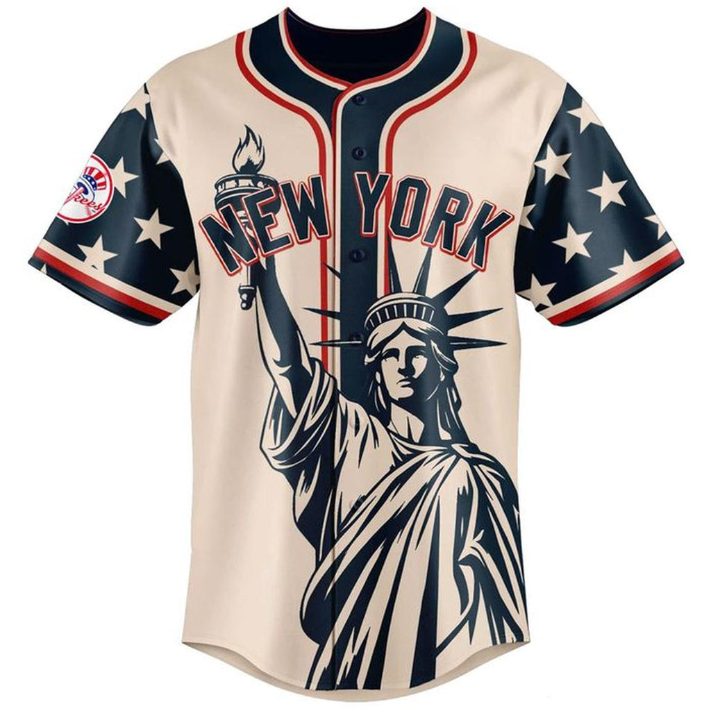 Custom Name and Number New York Yankees 2026 Independence Day America 250 Birthday Baseball Jersey for Baseball Fans