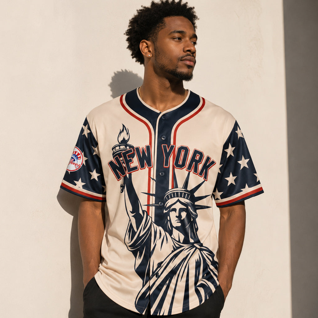 Custom Name and Number New York Yankees 2026 Independence Day America 250 Birthday Baseball Jersey for Baseball Fans