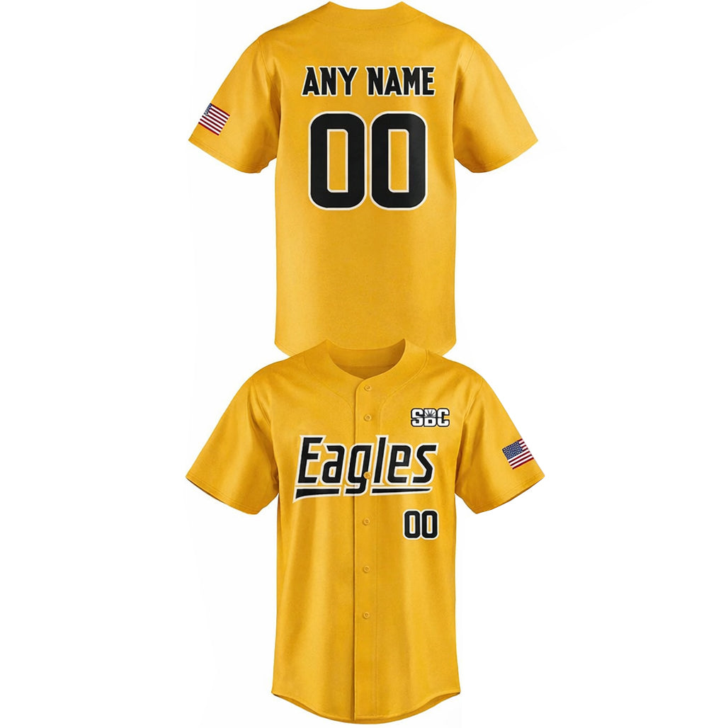 Custom Name and Number Southern Miss Golden Eagles 2026 The Round Rock Classic Baseball Jersey