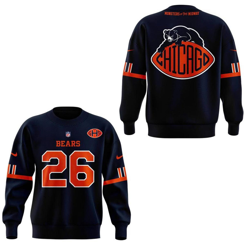 Custom Number Chicago Bears 2026 Return of the Monsters Shirt for Football Fans