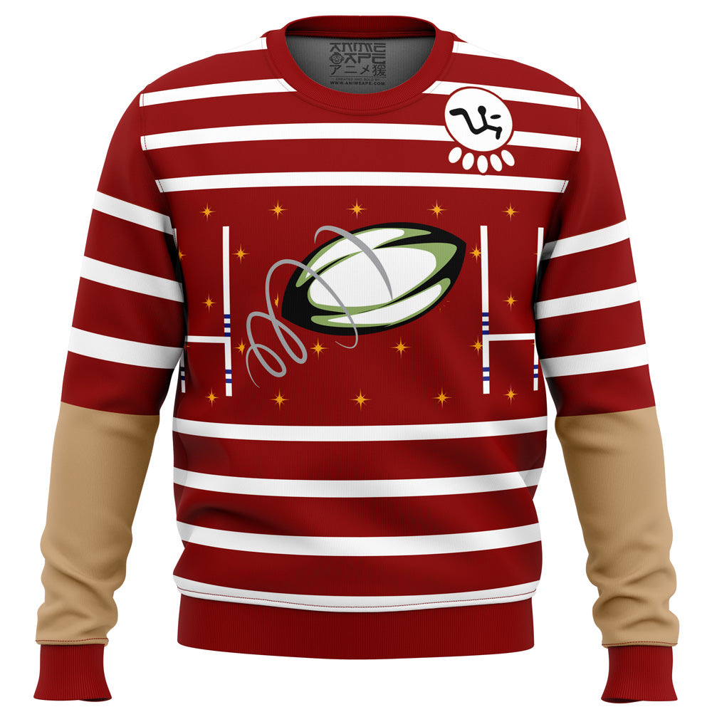 David King Rugby Shirt Dead by Daylight Ugly Christmas Sweater