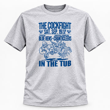 Delaware Blue Hens vs Coastal Carolina Chanticleers The Cockfight In The Tub Graphic Shirt for College Football Fans