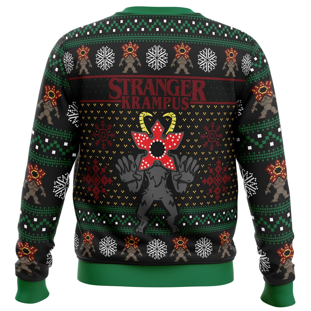 Demogorgon Stranger Krampus Stranger Things Ugly Christmas Sweater