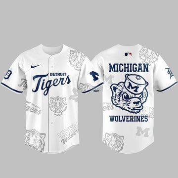 Detroit Tigers University of Michigan Night 2026 Baseball Jersey
