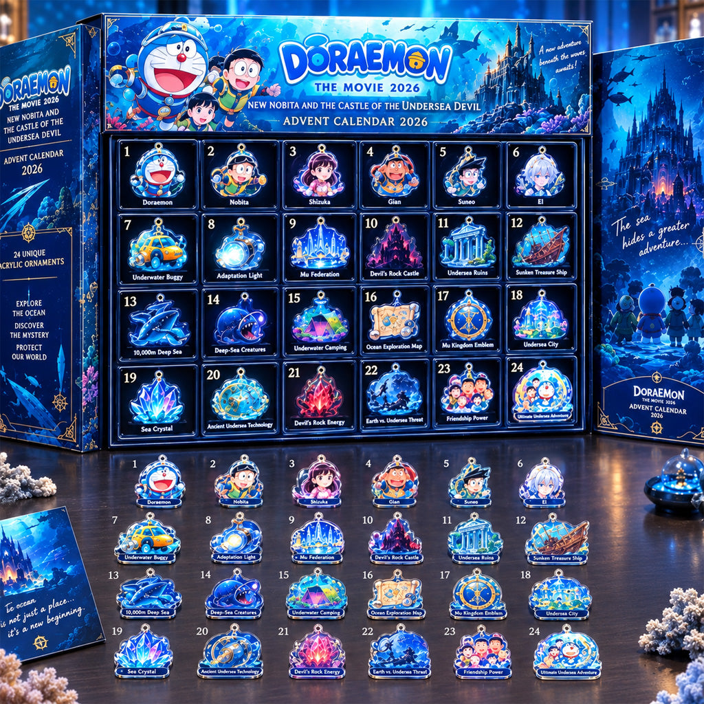 Doraemon The Movie 2026 Nobita and the Castle of the Undersea Devil Advent Calendar
