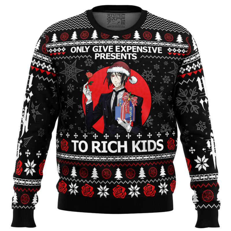 Expensive Gifts Black Butler Ugly Christmas Sweaters