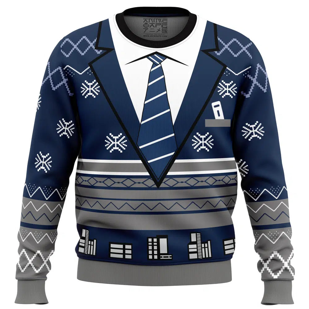 Felix Richter Holiday Formal Dead by Daylight Ugly Christmas Sweater