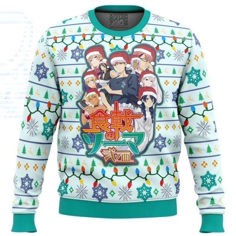 Food Wars Fight to Conquer Ugly Christmas Sweater