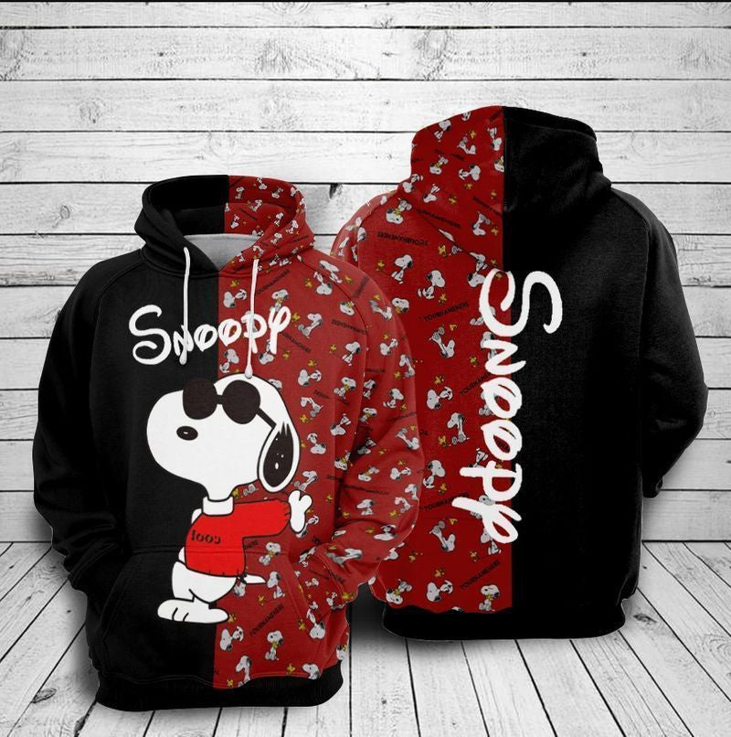 For Snoopy Lovers Very Cool 3d Hoodie