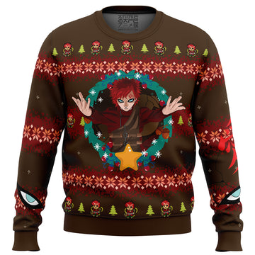Gaara Shippuden Ugly Christmas Sweater