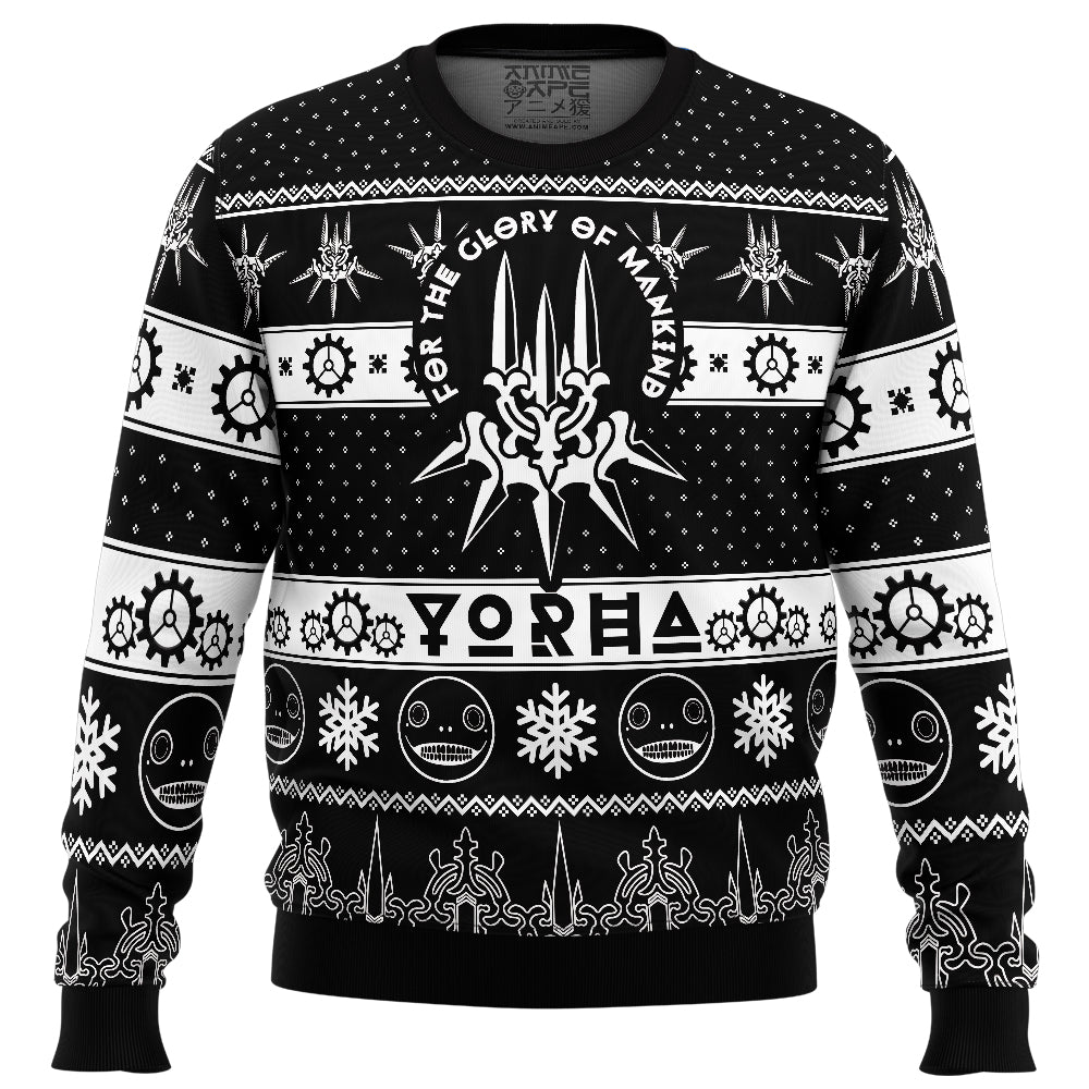 Game of Yorha Nier Automata Ugly Christmas Sweater