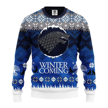 Game Of Thrones Movie Gifts, Winter Is Coming Ugly Christmas Sweater 261