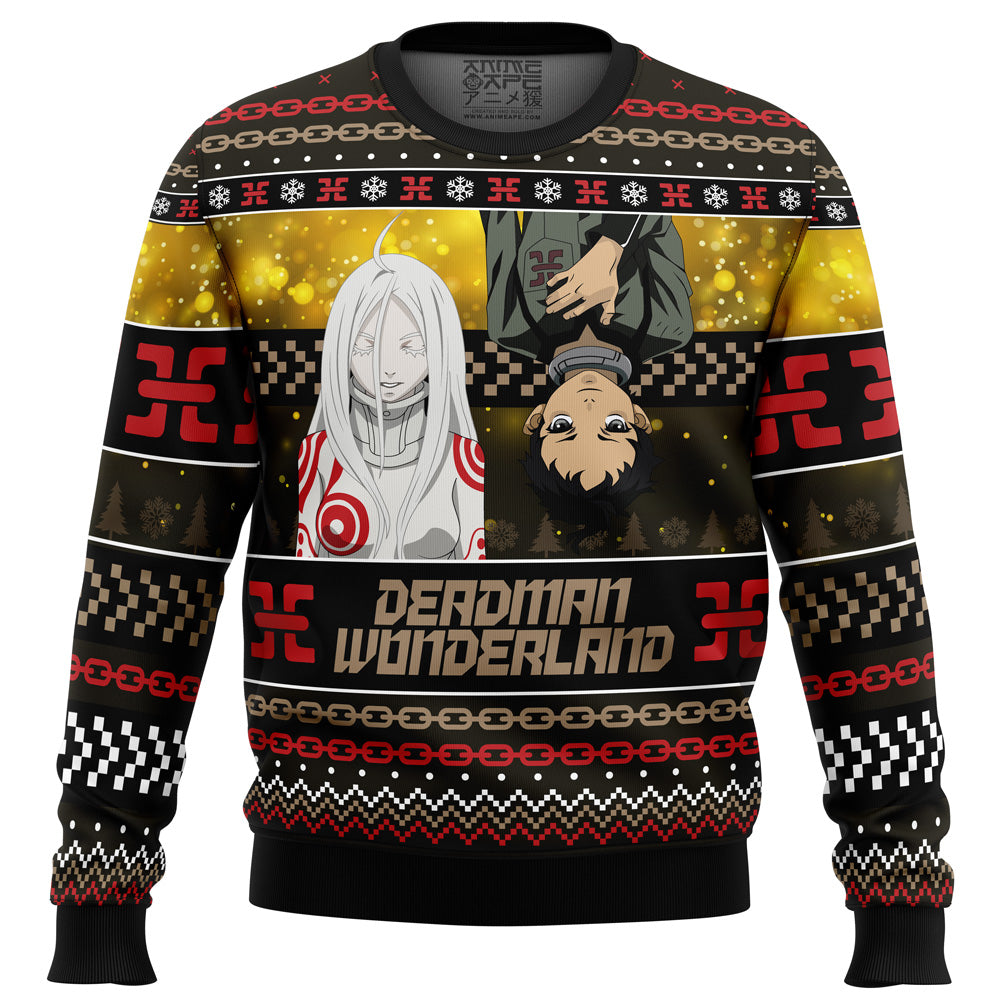 Ganta And Shiro Deadman Wonderland Ugly Christmas Sweater