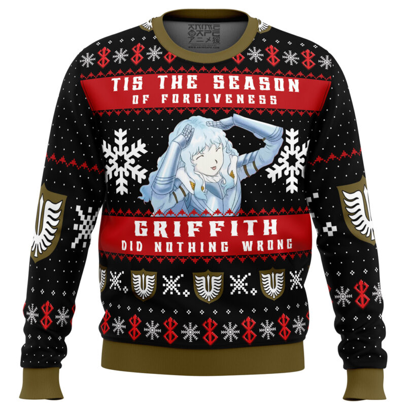 Griffith Did Nothing Wrong Berserk Ugly Christmas Sweater