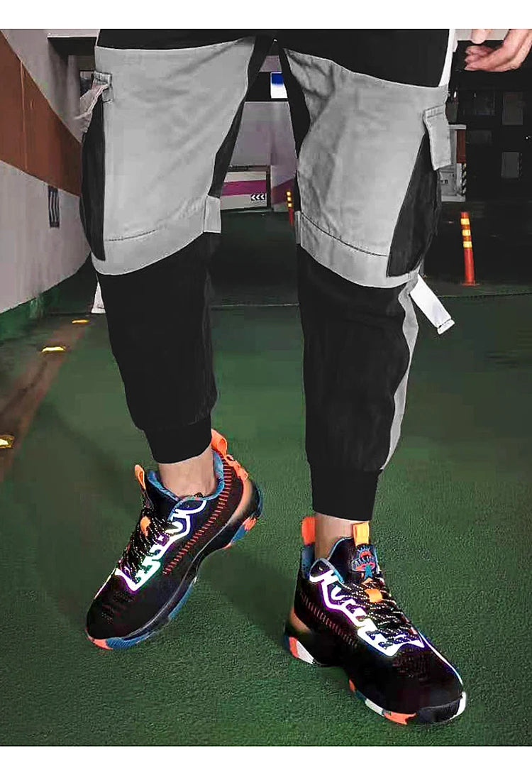 2025 Men’s Lightweight Basketball Shoes – Breathable High-Top Sneakers