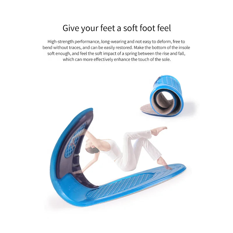 Silicone Gel Orthopedic Insoles – Arch Support & Shock Absorption for Heel and Foot Pain Relief
