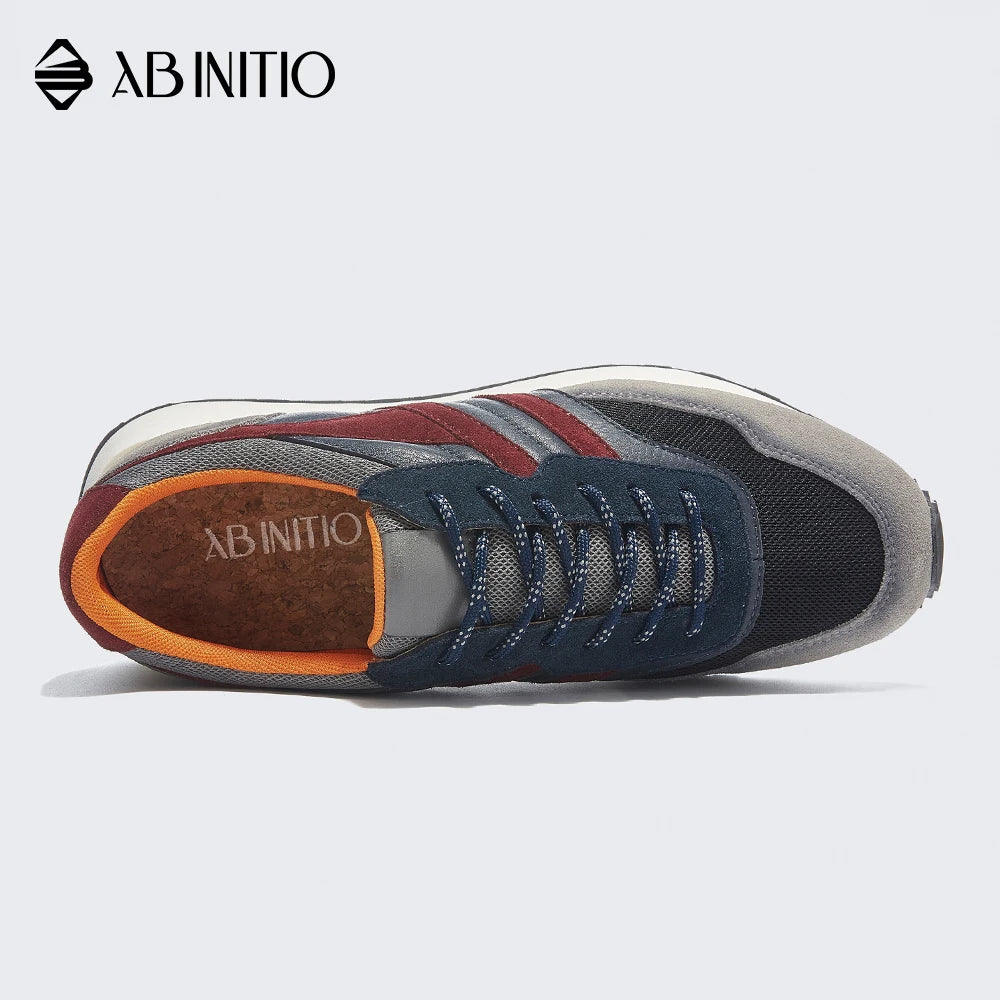 Men's Breathable Lace-Up Sport Shoes – Lightweight & Cushioned Sneakers for Running & Everyday Wear
