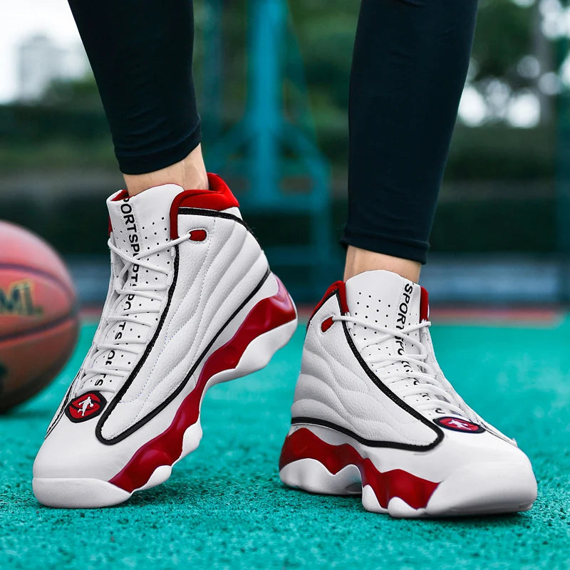 New Cool 2025 Basket Shoes Men Women High Top Training Shoes Basketball Sneakers Couples Big Size Outdoor Sport Shoes Men