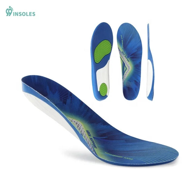 99insole Pu Light Weight Feet Pad Barefoot Flat Feet Insole Anti Sweat Front Foot Warm Functional Sport Comfort Insoles for Mens