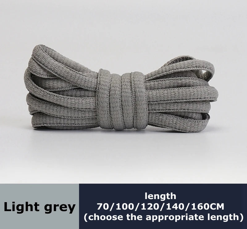 Men's And Women's Sports Shoelaces Color Flat Semicircular Shoelace Suitable For All Shoes Round Laces 23 Colors 1 Pair