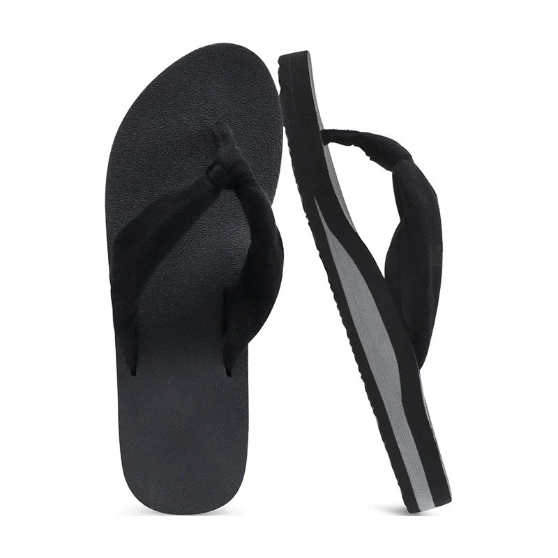 Flip Flops for Women with Arch Support Yoga Mat Comfortable Summer Beach Walking Thong Cushion Sandals Slip on Indoor Outdoor
