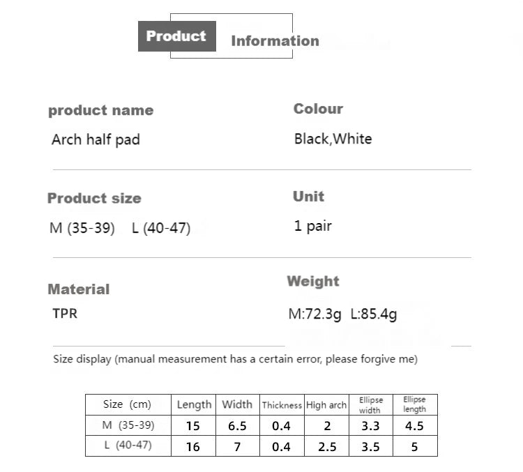 Orthopedic Insoles Orthotics Flat Foot Health Sole Pad For Shoes Insert Arch Support Pad For Feet Care Insoles Unisex 1 Pair