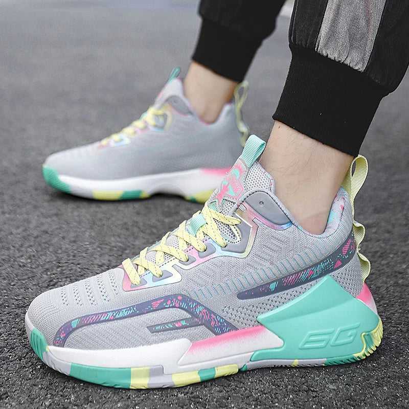 2025 Men’s Lightweight Basketball Shoes – Breathable High-Top Sneakers