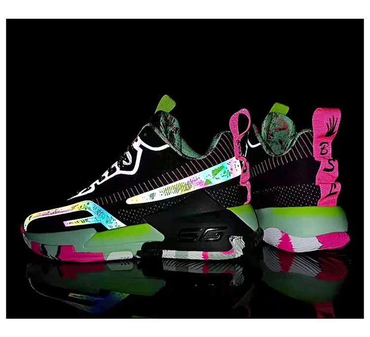 2025 Men’s Lightweight Basketball Shoes – Breathable High-Top Sneakers