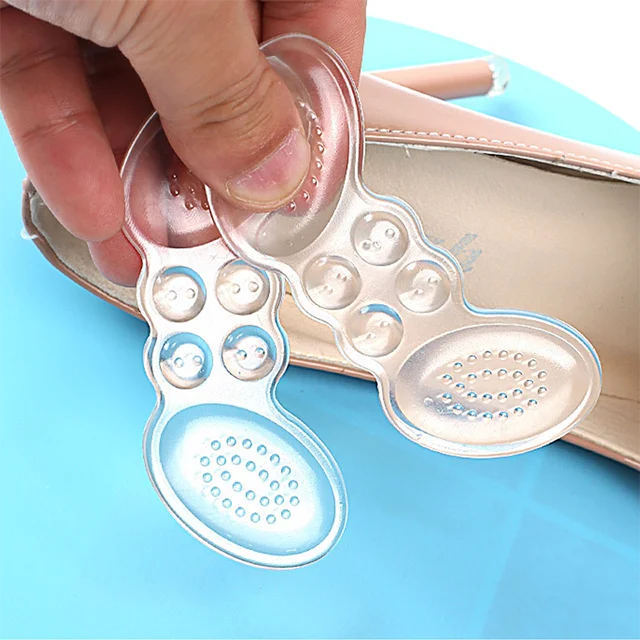 99insole Invisible Gel Silicone Heel Grips Liners Shoe Insole Gel Cushion Foot Care Protector Transparent Heel Grips
