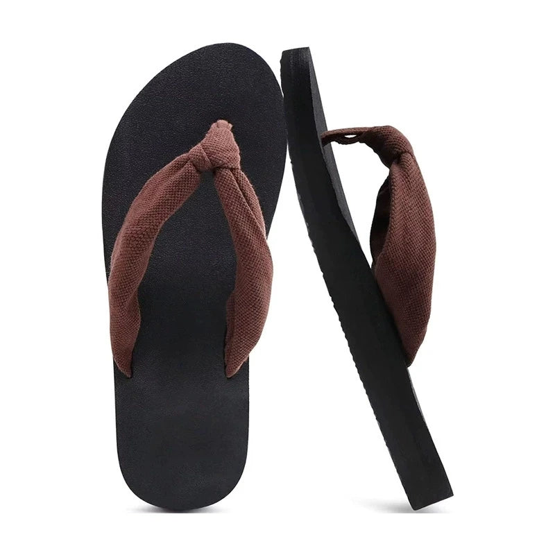 Flip Flops for Women with Arch Support Yoga Mat Comfortable Summer Beach Walking Thong Cushion Sandals Slip on Indoor Outdoor