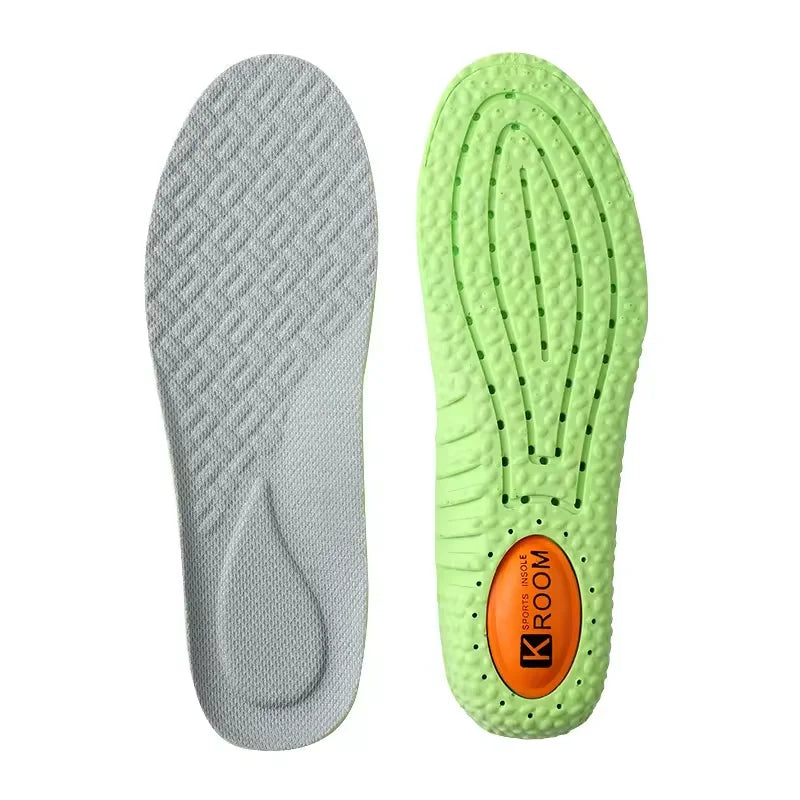Sports Play Basketball Badminton Sweat Absorption Deodorant PU Insoles Wormwood Deodorizes with Fragrance