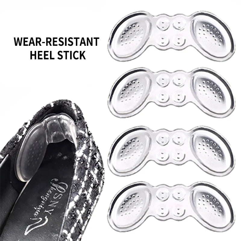 99insole Invisible Gel Silicone Heel Grips Liners Shoe Insole Gel Cushion Foot Care Protector Transparent Heel Grips