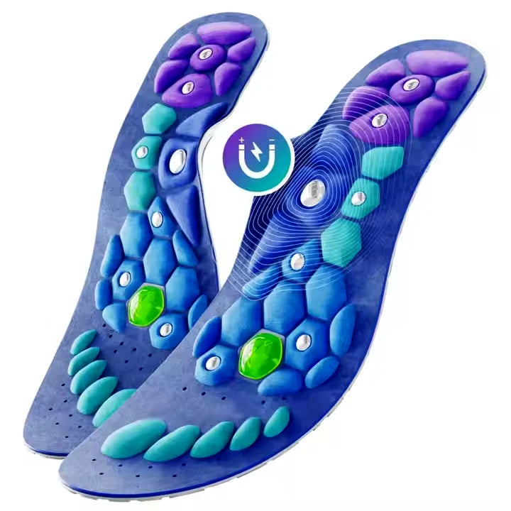 Magnetic Therapy Insoles – Arch Support, Shock-Absorbing & Breathable Inserts for Men & Women