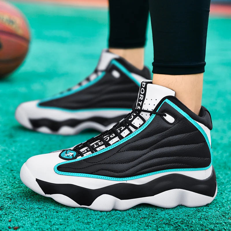 New Cool 2025 Basket Shoes Men Women High Top Training Shoes Basketball Sneakers Couples Big Size Outdoor Sport Shoes Men