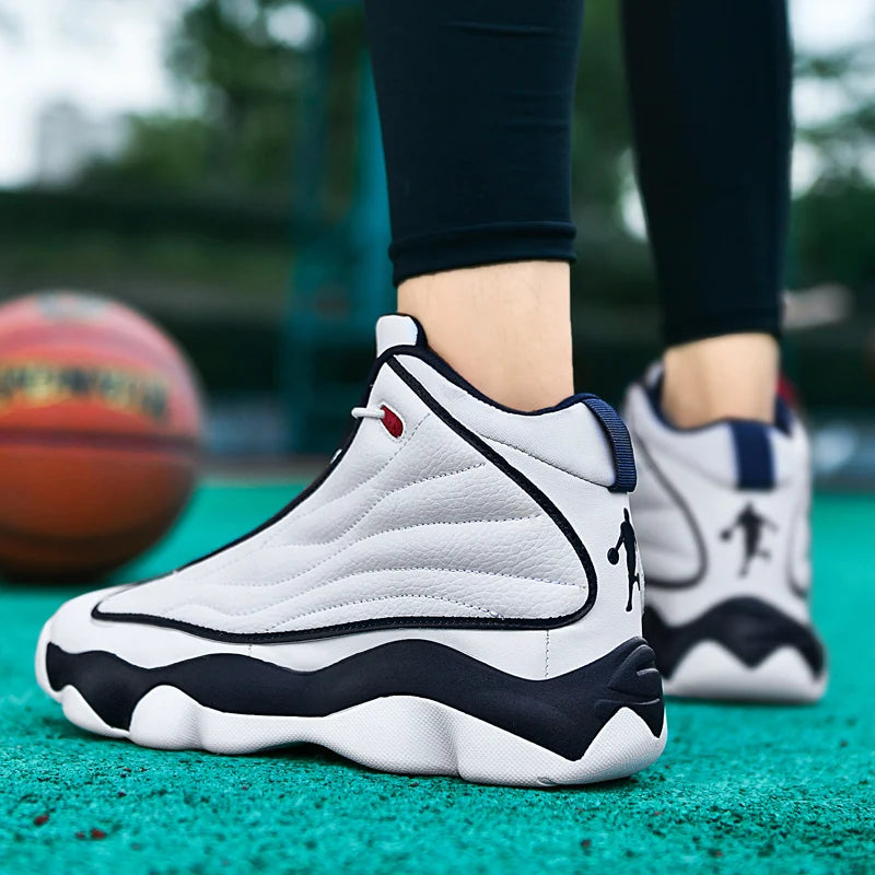 New Cool 2025 Basket Shoes Men Women High Top Training Shoes Basketball Sneakers Couples Big Size Outdoor Sport Shoes Men
