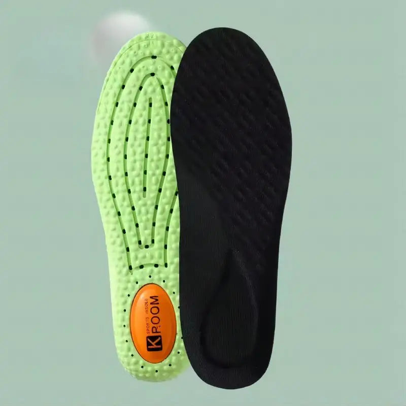 Sports Play Basketball Badminton Sweat Absorption Deodorant PU Insoles Wormwood Deodorizes with Fragrance