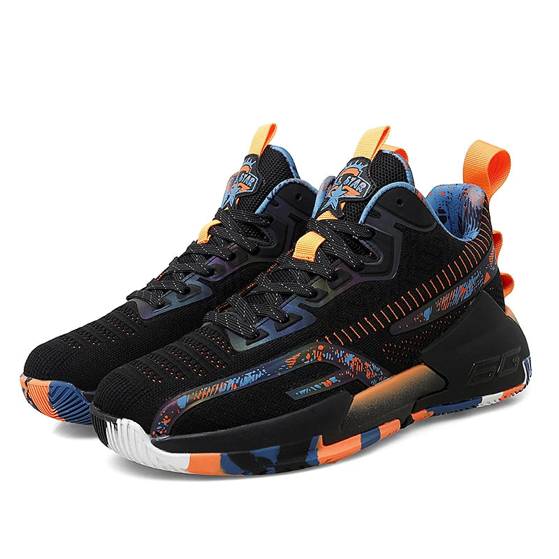 2025 Men’s Lightweight Basketball Shoes – Breathable High-Top Sneakers