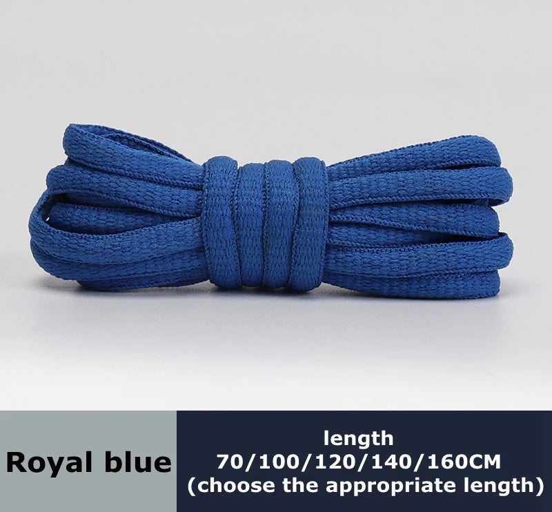 Men's And Women's Sports Shoelaces Color Flat Semicircular Shoelace Suitable For All Shoes Round Laces 23 Colors 1 Pair