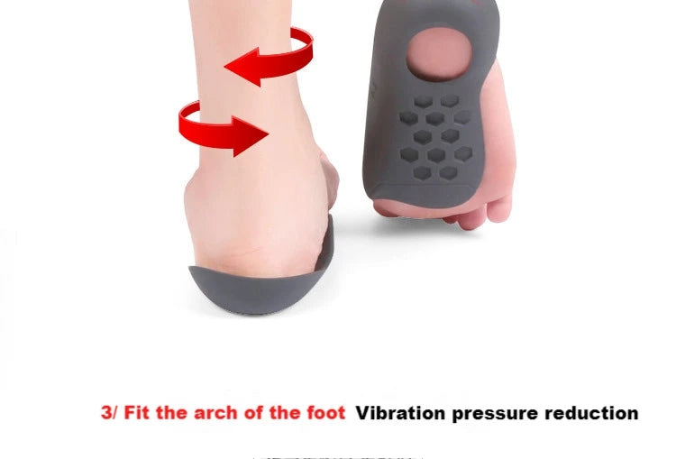 Orthopedic Insoles Orthotics Flat Foot Health Sole Pad For Shoes Insert Arch Support Pad For Feet Care Insoles Unisex 1 Pair