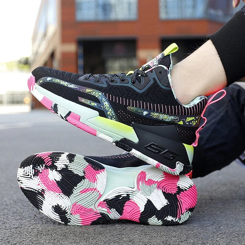 2025 Men’s Lightweight Basketball Shoes – Breathable High-Top Sneakers