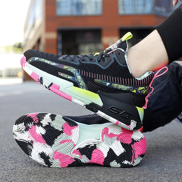 2025 Men’s Lightweight Basketball Shoes – Breathable High-Top Sneakers