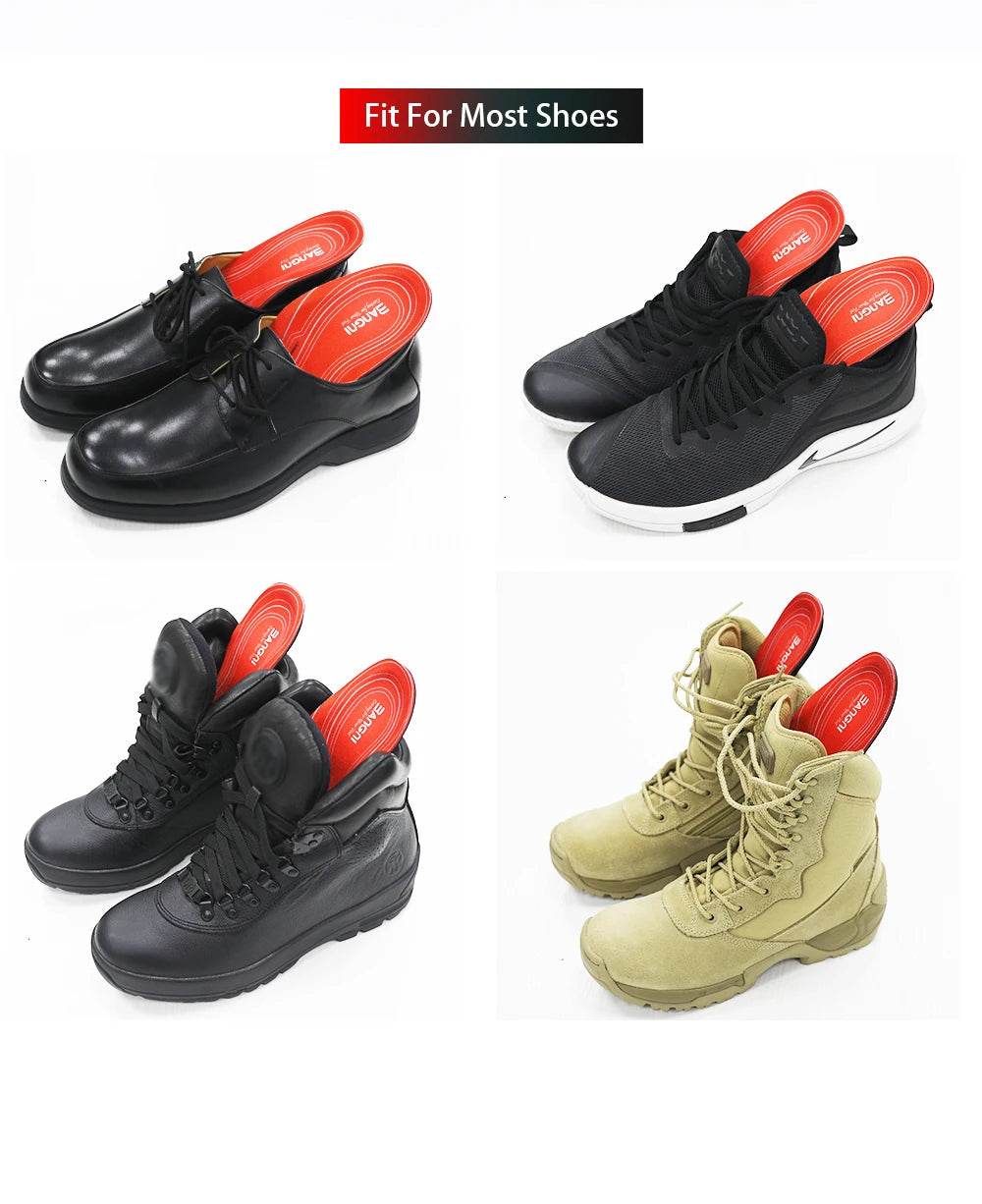 Orthotic Severe Flat Feet Insoles Arch Support Shoes Sole Insert Orthopedic Insoles Heel Pain Plantar Fasciitis Men Woman