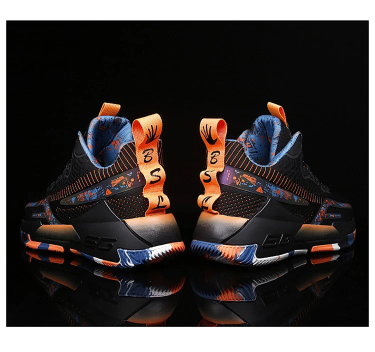 2025 Men’s Lightweight Basketball Shoes – Breathable High-Top Sneakers