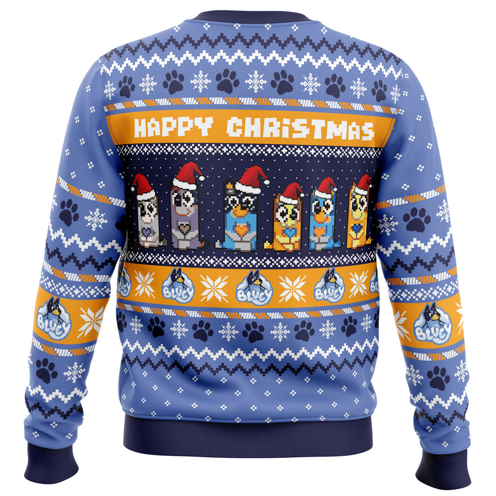Happy Christmas Bluey Ugly Christmas Sweater