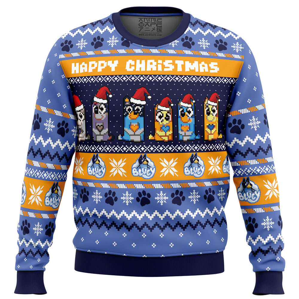 Happy Christmas Bluey Ugly Christmas Sweater