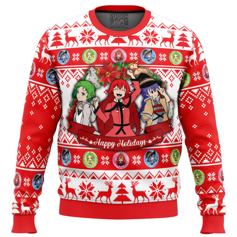 Happy Holidays Mushoku Tensei: Jobless Reincarnation Ugly Christmas Sweater